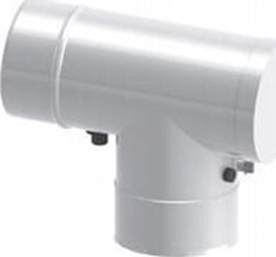 Picture of Jeremias Trójnik rewizyjny 87st 60/100 malowany z krócami pomiarowymi i odkraplaczem (TWIN215060/100)