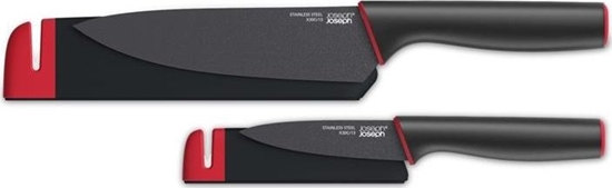 Picture of Joseph Joseph Slice&Sharpen Set of 2 Knives w.Sharpening Sheaths