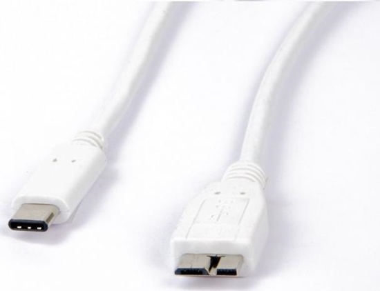 Picture of Kabel USB LMP USB-C - microUSB 1 m Biay (LMP-USBC-MUSB-W)