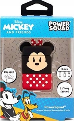 Picture of Kabel USB Thumbs Up USB-A - USB-C + microUSB + Lightning 0.6 m Czerwono-czarny (1002591)