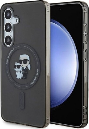 Attēls no Karl Lagerfeld Karl Lagerfeld KLHMS24SHGKCNOK S24 S921 czarny/black hardcase IML Karl&Choupette MagSafe NoSize