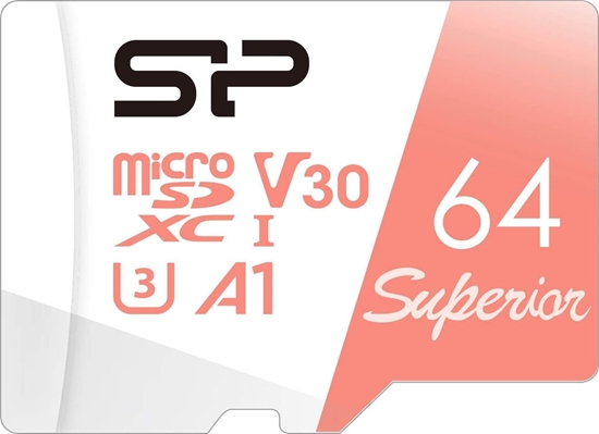 Изображение Silicon power Micro SDXC 64GB, W/A, V30, A1, TF_SDXC UHS-I V3 |