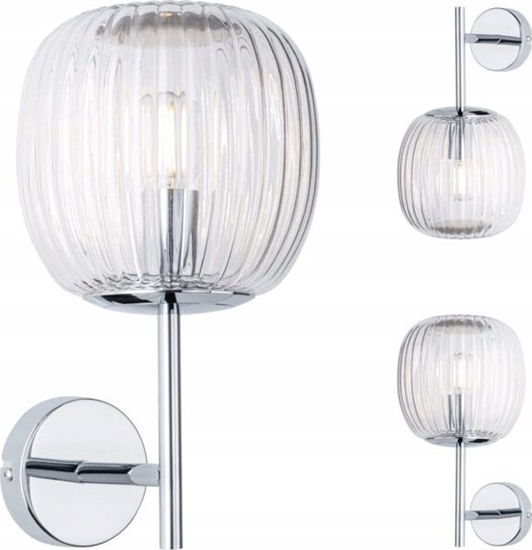 Picture of Kinkiet Paulmann Kinkiet cienny azienkowy RUYA E14 max.20W IP44 230V chrom / szko