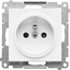 Изображение Kontakt-Simon Gniazdo wtyczkowe Kontakt-Simon 55 TGZ1CZ.01/111 pojedyncze z uziemieniem i przesonami modu 16 A, 250V~, szybkozcza biay mat