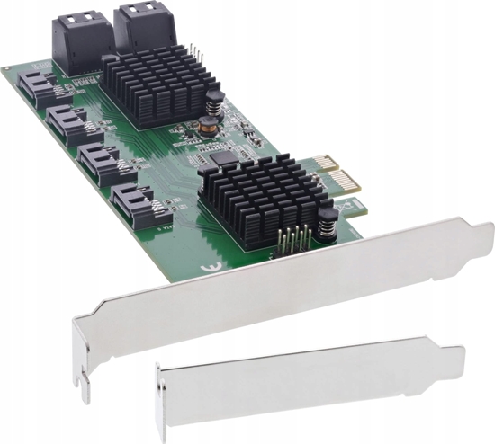 Picture of Kontroler InLine InLine® Controller Card, 8x SATA 6Gb/s, PCIe 2.0 (PCI Express)