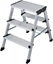 Picture of Krause Treppo Drabina wolnostojca dwustronna aluminiowa 3 stopniowa (126030)