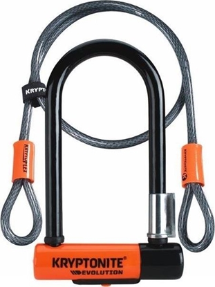 Attēls no Kryptonite Zapicie U-lock Evolution Mini 7 8.3x17.8 cm + linka Kryptoflex 10mm/120 uniwersalny