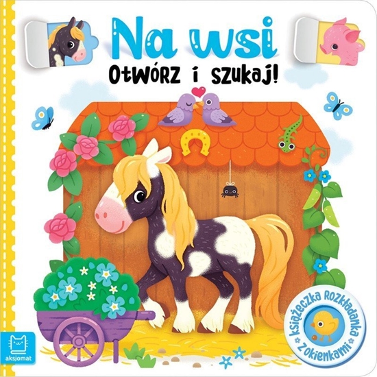 Picture of Ksieczka rozkadanka z okienkami Na wsi. Otwórz i szukaj!