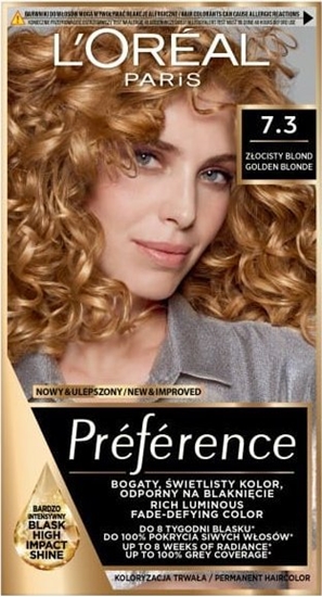 Picture of L OREAL LOREAL Preference Farba do wosów 7.3 Zocisty Blond