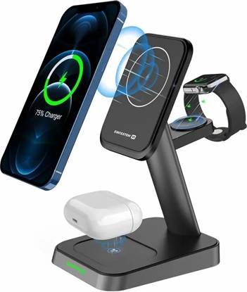 Picture of adowarka Sourcing Swissten 3in1 MagStick 22.5W Wireless charging Dock