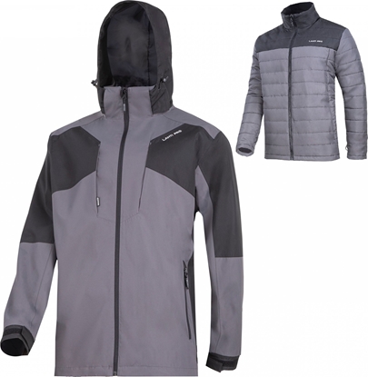 Picture of Lahti Pro KURTKA 3W1 Z ODPINAN PODPINK SZAR.-CZAR., "2XL", CE, LAHTI