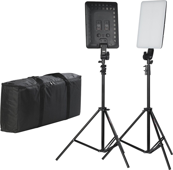 Picture of Lampa studyjna Quadralite Zestaw owietlenia cigego Quadralite Thea 450 LED KIT 3200K - 5600K