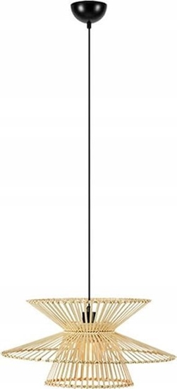 Picture of Lampa wiszca Markslojd Markslojd Duplici 108785 lampa wiszca zwis 1x40W E27 czarna/naturalna