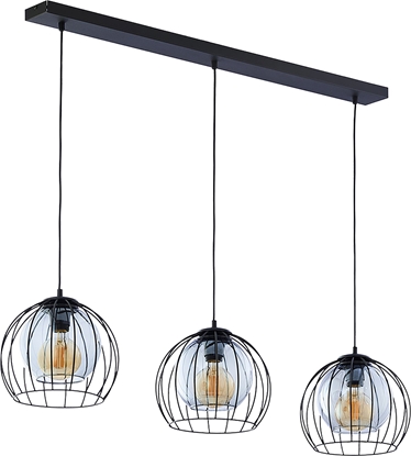 Attēls no Lampa wiszca Orno DUNIA 3P, lampa wiszca, E27  max.15W, czarna