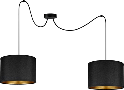 Attēls no Lampa wiszca Orno KYLO 2P E27, lampa wiszca, max. 2x60W, czarna