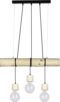 Picture of Lampa wiszca Spotlight Lampa sufitowa kremowa Spotlight Trabo Pino drewniana 68315350