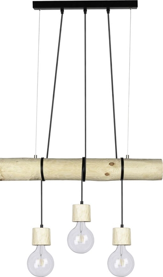 Picture of Lampa wiszca Spotlight Lampa sufitowa kremowa Spotlight Trabo Pino drewniana 68315350