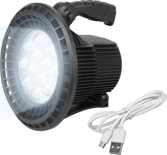 Picture of Latarka LTC Latarka rczna szperacz LTC 168xLED 1600lm + 30xSMD 300lm + stroboskop akumulator 7500mAh