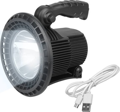 Attēls no Latarka LTC Latarka rczna szperacz LTC LED P20 1350lm + 20xSMD 160lm + stroboskop akumulator 4500mAh