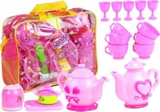 Изображение Lean Sport Duy Zestaw Naczy w Torbie 31 Elementów Róowe