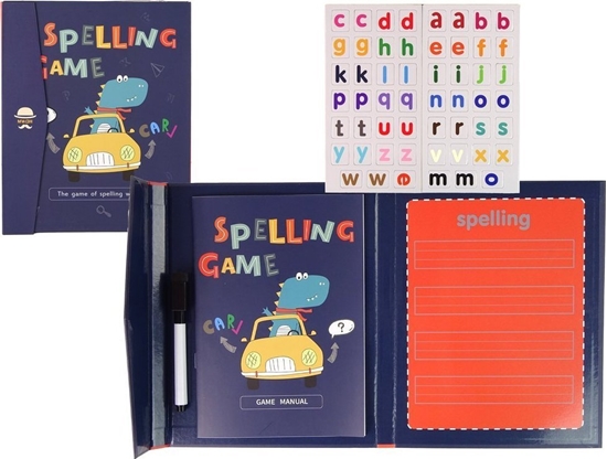 Picture of LeanToys Ksieczka Edukacyjna Nauka Litery Magnes Angielski