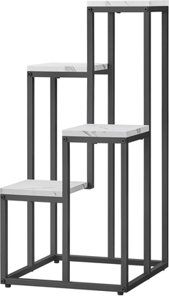 Attēls no Leobert Rega kwietnik 4 póki - marmur / nogi czarne