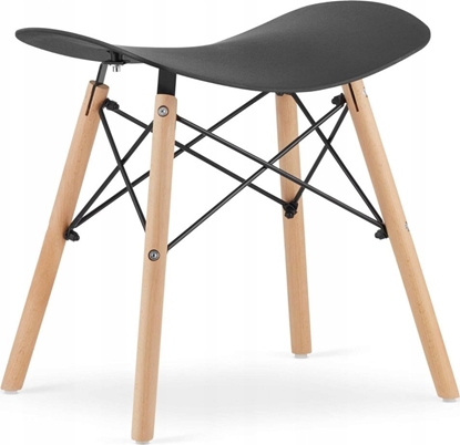 Изображение Leobert Taboret KORFU - czarny x 2