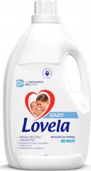 Изображение Lovela Baby hipoalergiczne mleczko do prania ubranek niemowlcych i dziecicych do bieli 4,5l