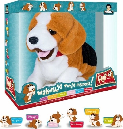 Picture of Madej Maskotka interaktywna Figo Pies reagujcy na komendy Beagle