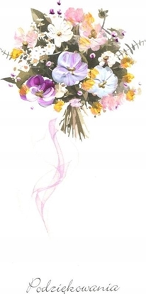 Attēls no MAK Karnet Podzikowania DL P05 - Bukiet