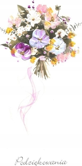 Picture of MAK Karnet Podzikowania DL P05 - Bukiet