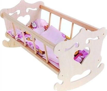 Attēls no Malimas Koyska drewniana z motywem serca