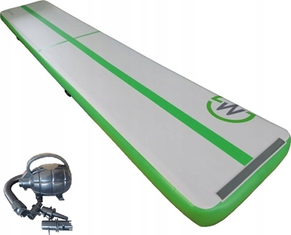 Attēls no Master Dmuchany materac gimnastyczny MAS-B876-Green 600 cm x 100 cm x 20 cm zielony