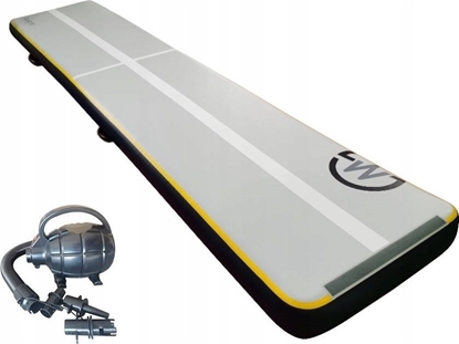 Attēls no Master AirTrack Dmuchana Mata Gimnastyczna MASTER S-Pro 600 x 100 x 20 cm Grey-Black