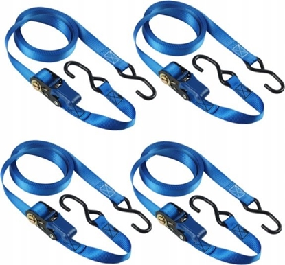 Attēls no MasterLock Master Lock 4 Ratchet tie-down with S-Hooks 5m blue  4367EURDAT
