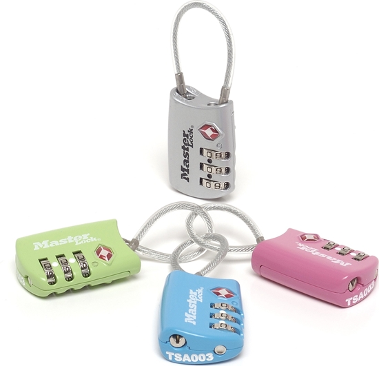 Picture of MasterLock Master Lock Combination Luggage Lock Color assorted TSA 4688EURD
