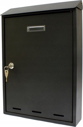 Attēls no Metalplus Skrzynka na listy pocztowa czarna