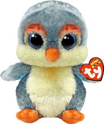 Attēls no Meteor Maskotka TY Pingwin szary Fisher 15 cm