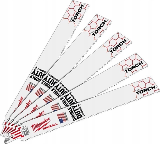 Picture of Milwaukee Brzeszczot do pi szablastych metal INOX 300 mm 5 sztuk Milwaukee 48005789