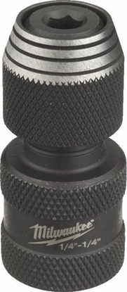 Attēls no Milwaukee Adapter udarowy do bitów 1/4" kwadrat na 1/4" Hex (4932493425)