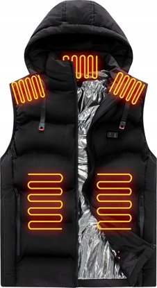Picture of Mozos HV5 Ogrzewana elektryczna kamizelka unisex r. XL czarna