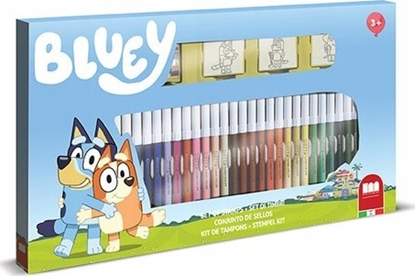 Изображение Multiprint MULTIPRINT BLUEY PIECZTKI I PISAKI (36) DO KOLOROWANIA