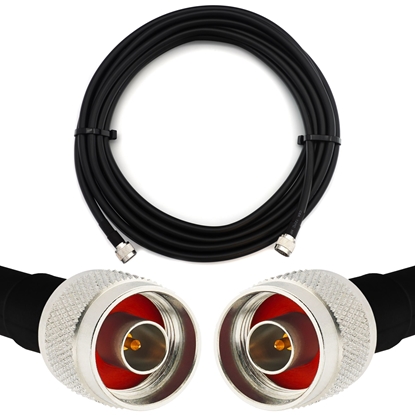 Picture of N Male to N Male 12m Flexible Coaxial Cable — LMR400 UF UltraFlex equivalent