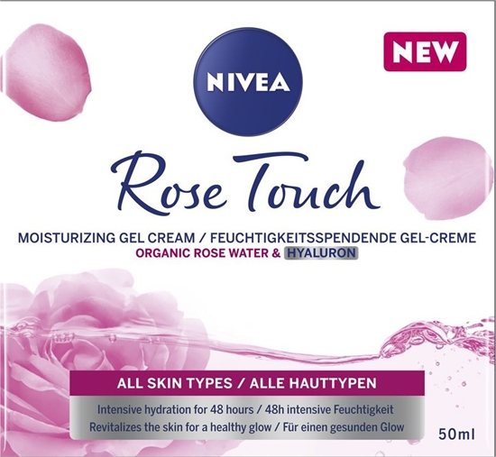 Изображение Nivea Rose Touch nawilajcy krem-el do twarzy 50ml