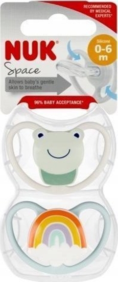 Picture of NUK NUK SMOCZEK USP 2EL 0-6 SPACE FROG 10730898 1/6