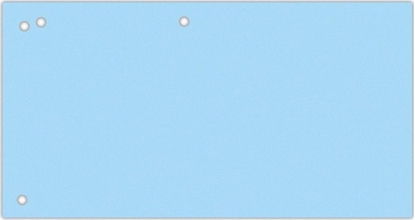 Attēls no Office Products Przekadki OFFICE PRODUCTS, karton, 1/3 A4, 240x105mm, 100szt., niebieskie