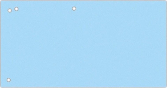 Picture of Office Products Przekadki OFFICE PRODUCTS, karton, 1/3 A4, 240x105mm, 100szt., niebieskie