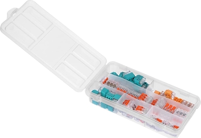 Изображение Orno Zestaw zczek instalacyjnych APARTMENT, 65 sztuk. Wciskane: 15x 2-przew. 15x 3-przew. 10x 4-przew. Zaciskowe: 10x 2-przew. 15x 3-przew.