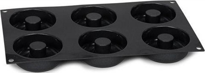 Attēls no Patisse ksztat pczka 29 x 17 cm czarny silikon 6 przedziaów