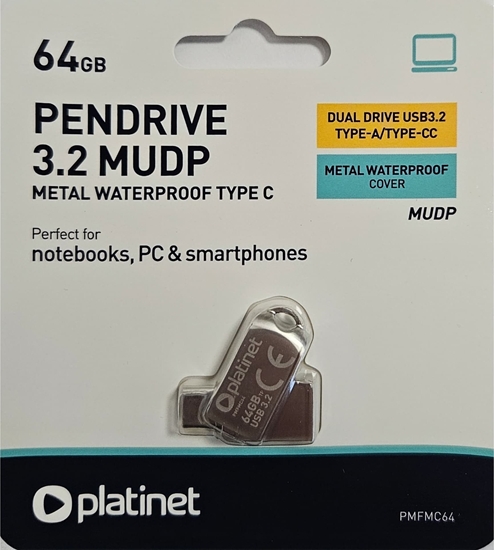 Picture of Pendrive Platinet MUDP, 64 GB  (PMFMC64)